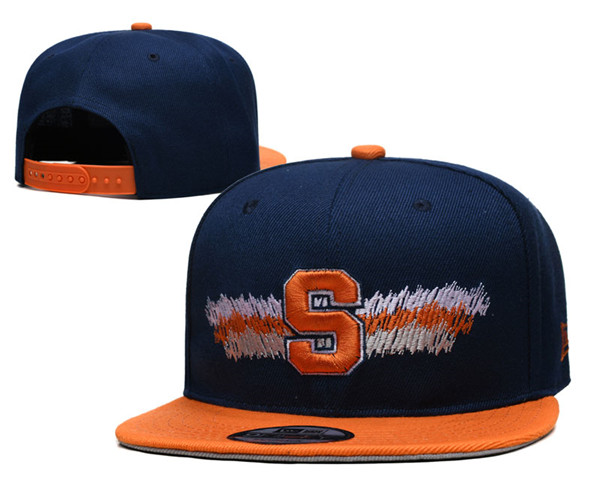 Syracuse Orange Stitched Snapback Hats 001